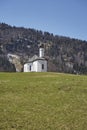 Mountain and a Church near Achensee Lake in Austria Ã¢â¬â Stockfoto Royalty Free Stock Photo